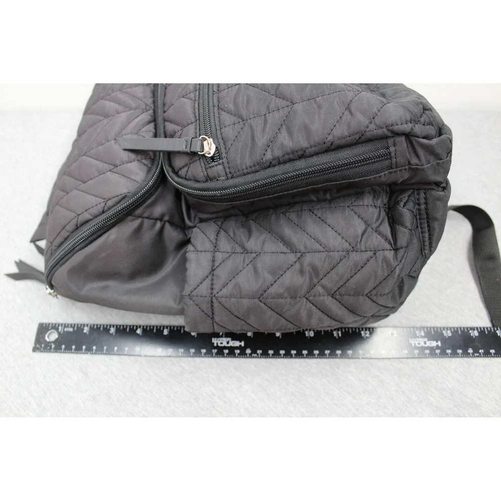 Skip Hop Diaper Bag Unisex OS Black Forma Quilted Backpack Chevron Multi-Pocket